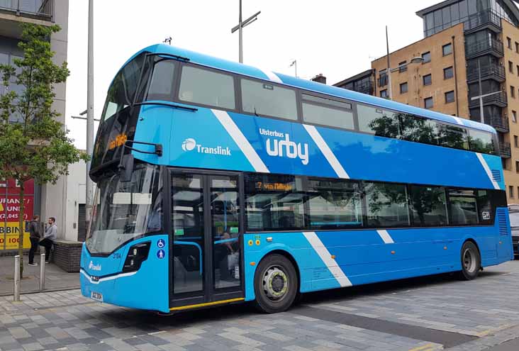 Ulsterbus Wright Streetdeck Urby 3104